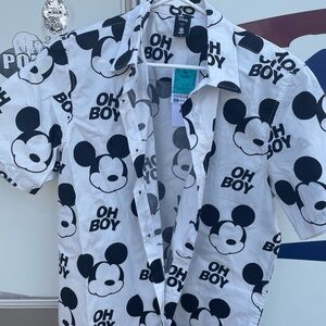 Disney Neff White and Black Oh Boy Shirt